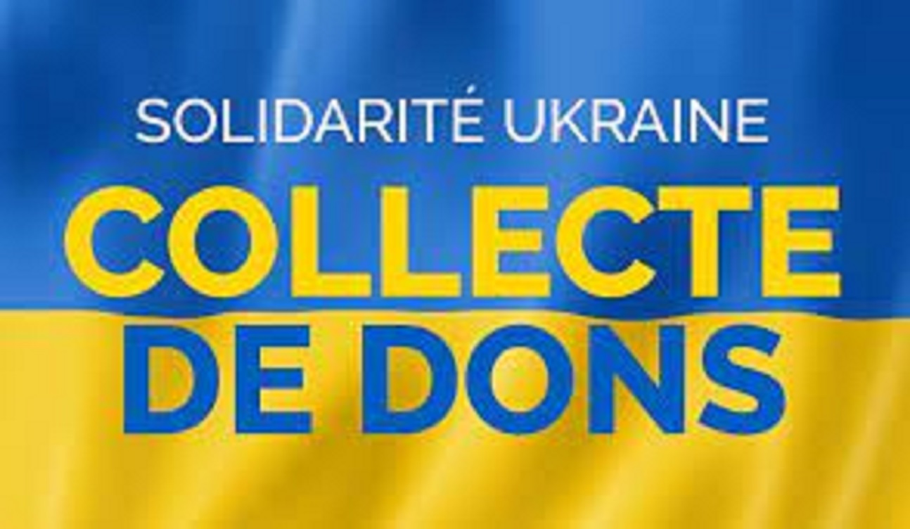Campagne de collecte pour aider la population ukrainienne